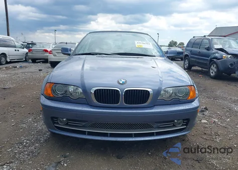 2003 BMW 330 from USA, damaged, VIN WBABS53423JU99409